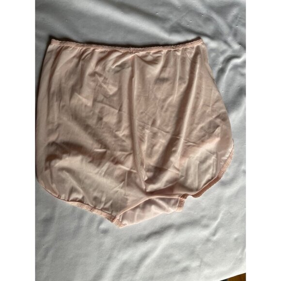 Bali Womens 2XL Light Pink High-Waist Briefs Nylon/Spandex Stretch Comfortable M - Picture 2 of 5